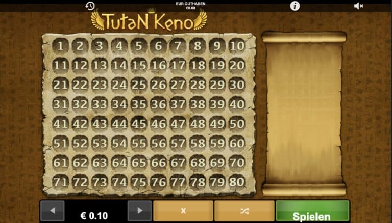 TutaN Keno 1x2 Gaming