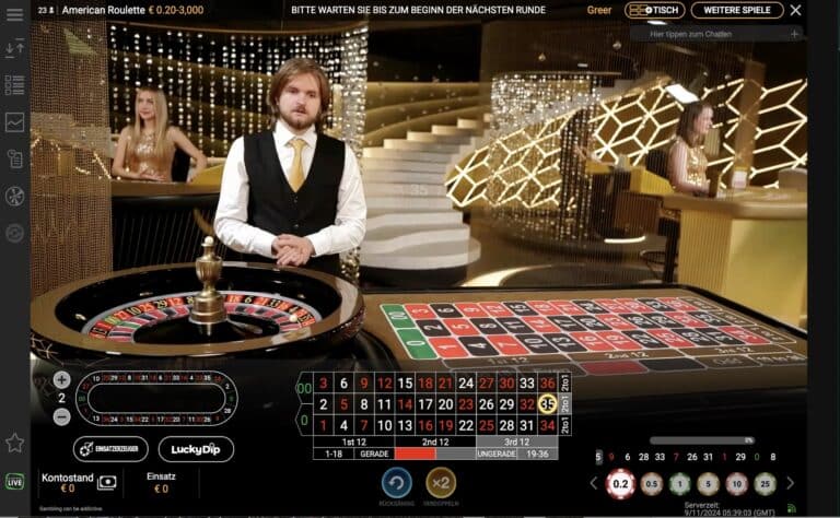 American Roulette Live Playtech