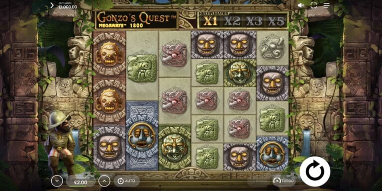 Gonzo's Quest Megaways Slot Big Time Gaming