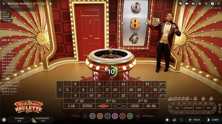 Red Door Roulette Evolution Gaming