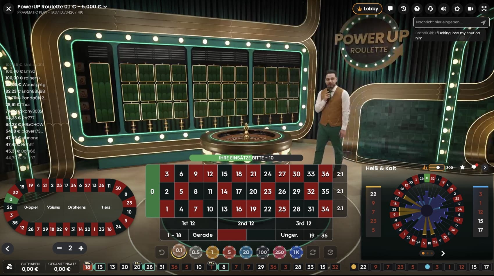PowerUP Roulette Pragmatic Play