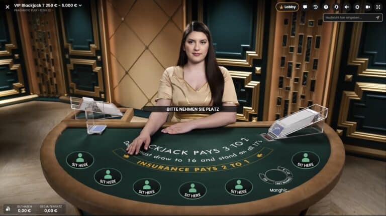 VIP Blackjack Live Pragmatic Play
