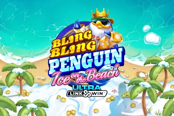Bling Bling Penguin: Ice On The Beach