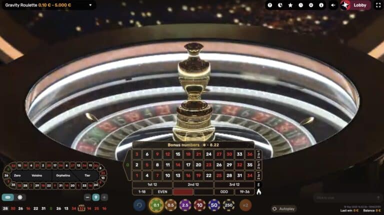 Gravity Roulette Iconic 21